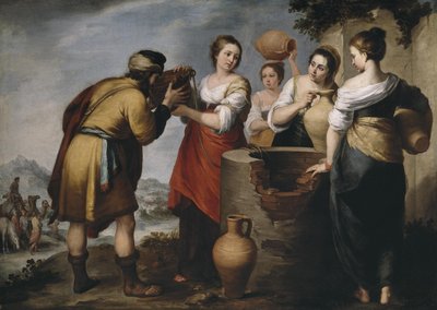 Rebecca und Eliezer von Bartolomé Esteban Murillo